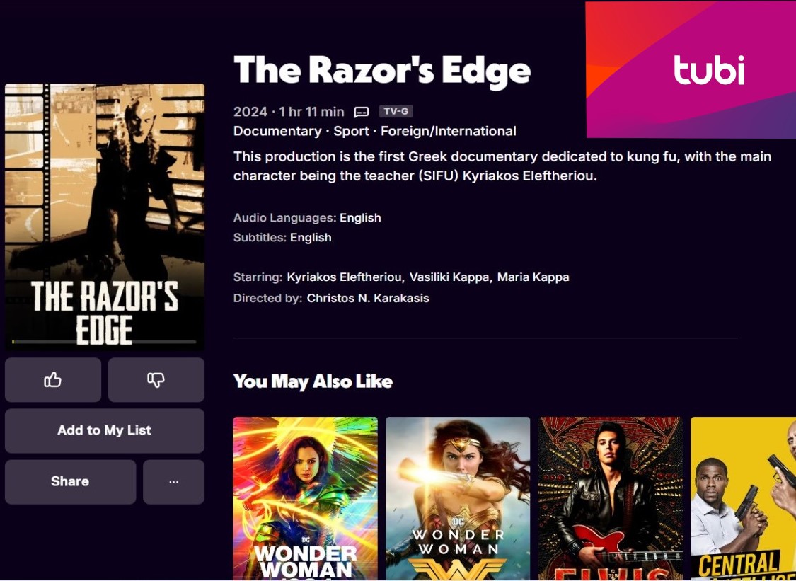 the razors edge tubi channel