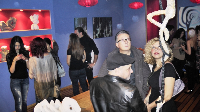 Με επιτυχία ξεκίνησε η εκθεση του Δημήτρη Ψωμοδότη